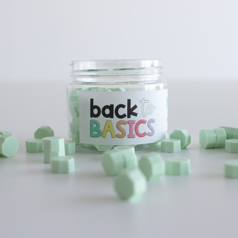 Set de perlas lacre 35g Verde suculento Back to Basic