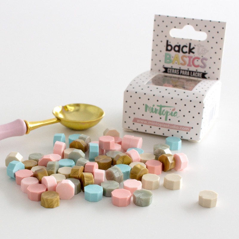 Set perlas de lacre CALMA Back to Basic de Mintopía