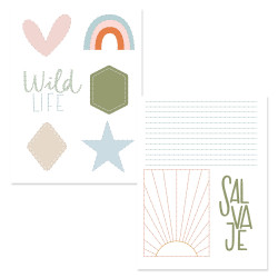 Set de acetatos para bordado SALVAJE