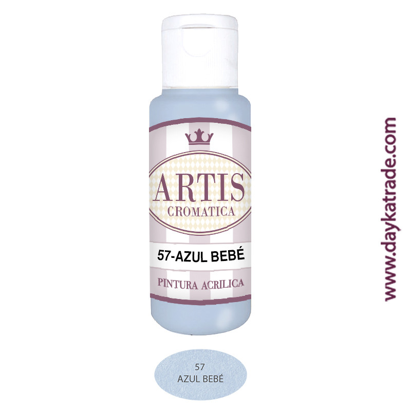 Pintura Acrílica Artis Cromática 57-Azul Bebé 60ml