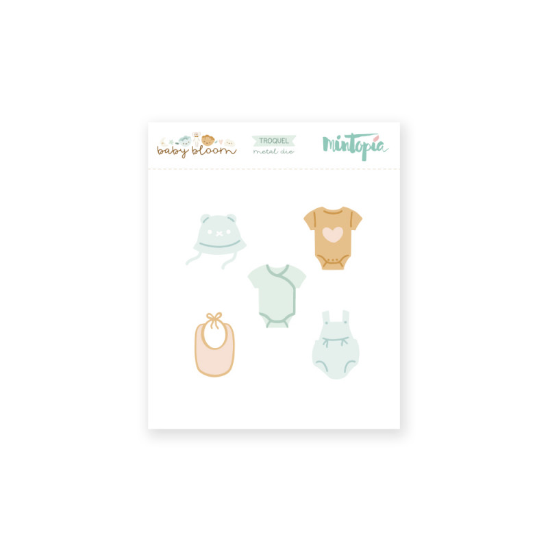 Troquel Ropita Baby Bloom