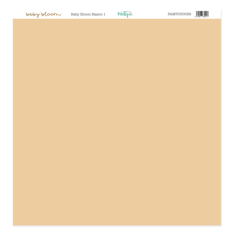 Básico texturizado 12"x12" Color 1 Baby Bloom de Mintopía