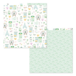 Stack 12"x12" Main Street de Mintopía