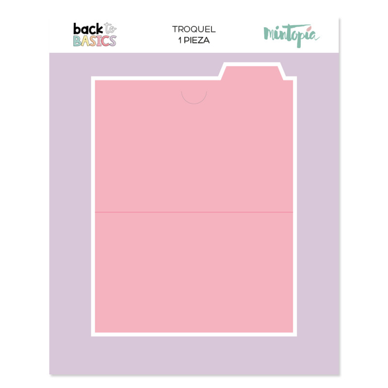 Troquel carpeta 4"x6" Back to Basics