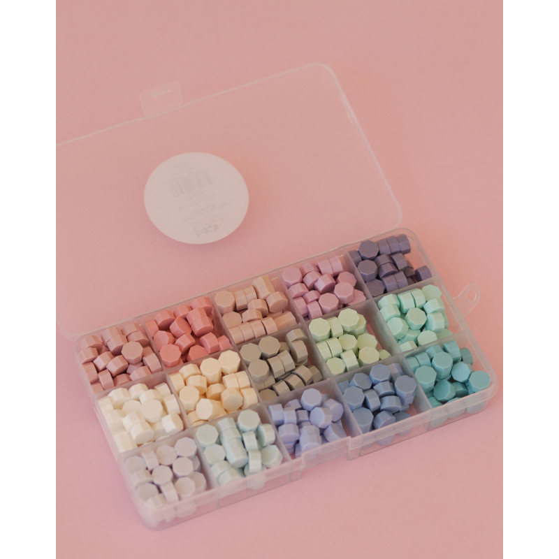 Caja lacres surtida Powder 15 colores de Mintopía