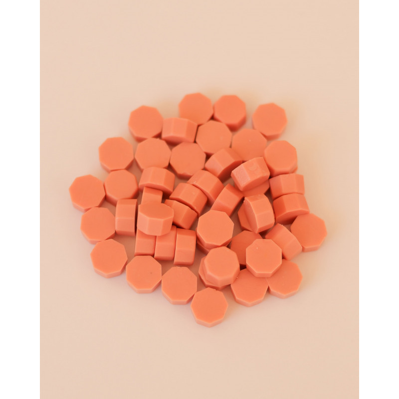 Set de perlas de lacre 35 gr Coral Back to basics Mintopía