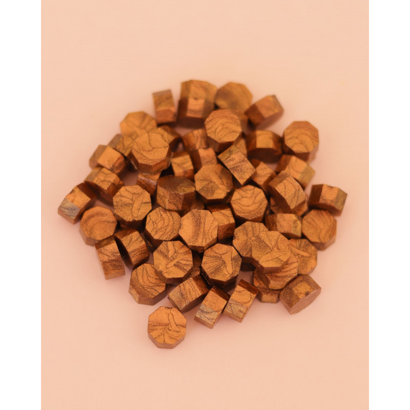 Set de perlas de lacre Shinning 35 gr Cobre de Mintopía