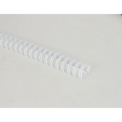 Pack 2 Wire-o 16mm Blanco