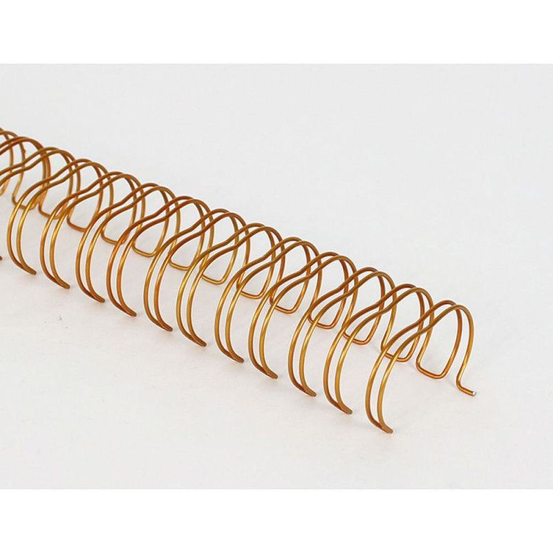 Pack 2 Wire-o 25,4mm Bronce