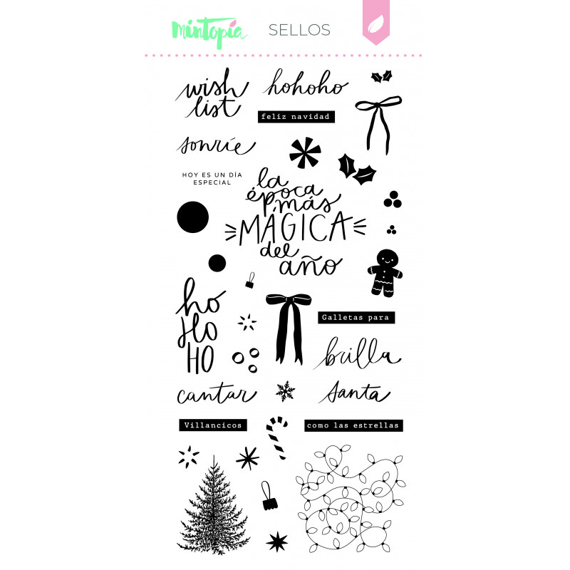 Set de sellos Mintopía Ho Ho Ho