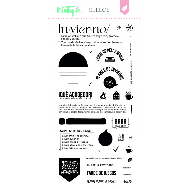 Set de sellos Mintopía Invierno