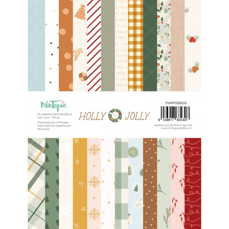 Pad 6x8 Holly Jolly de Mintopía