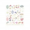 Die cuts con foil EDELWEISS de Lora Bailora