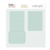 Troquel Back to Basics Tag redondeado con bolsillo 3x4