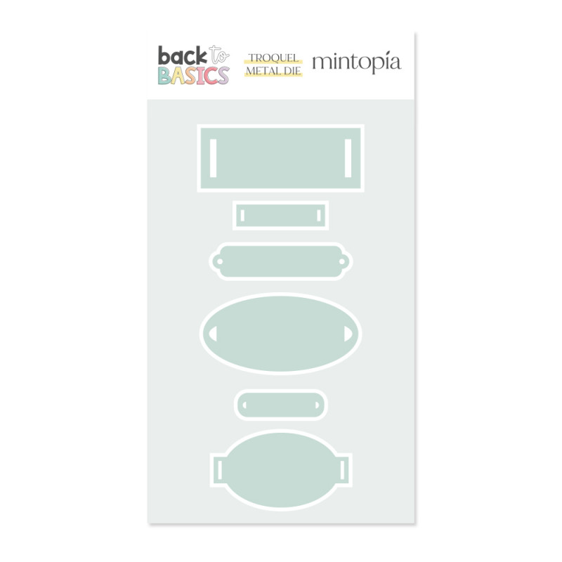 Troquel Back to Basics Etiquetas para cintas