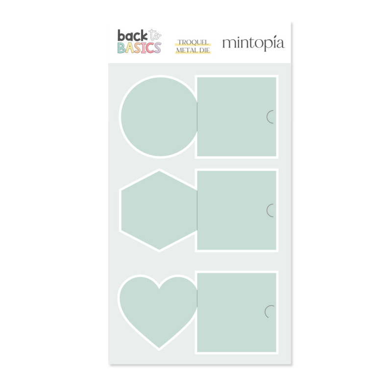 Troquel Back to Basics Desplegables 2"x2"