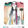 TRANSFER DTF TEXTIL 25x30cm. Boho Girl 2