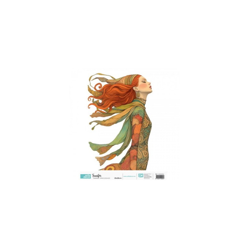 TRANSFER DTF TEXTIL 25x30cm. Spring Elegance