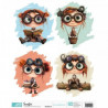 TRANSFER DTF TEXTIL 25x30cm. Steampunk Dolls