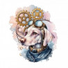 TRANSFER DTF TEXTIL 25x30cm. Vintage Dog