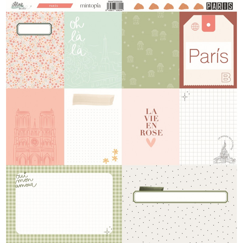 Papel tarjetas A volar - Travel Stories París