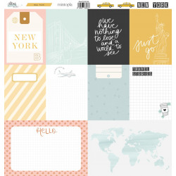 Papel tarjetas A volar - Travel Stories Nueva York