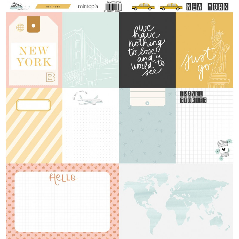 Papel tarjetas A volar - Travel Stories Nueva York
