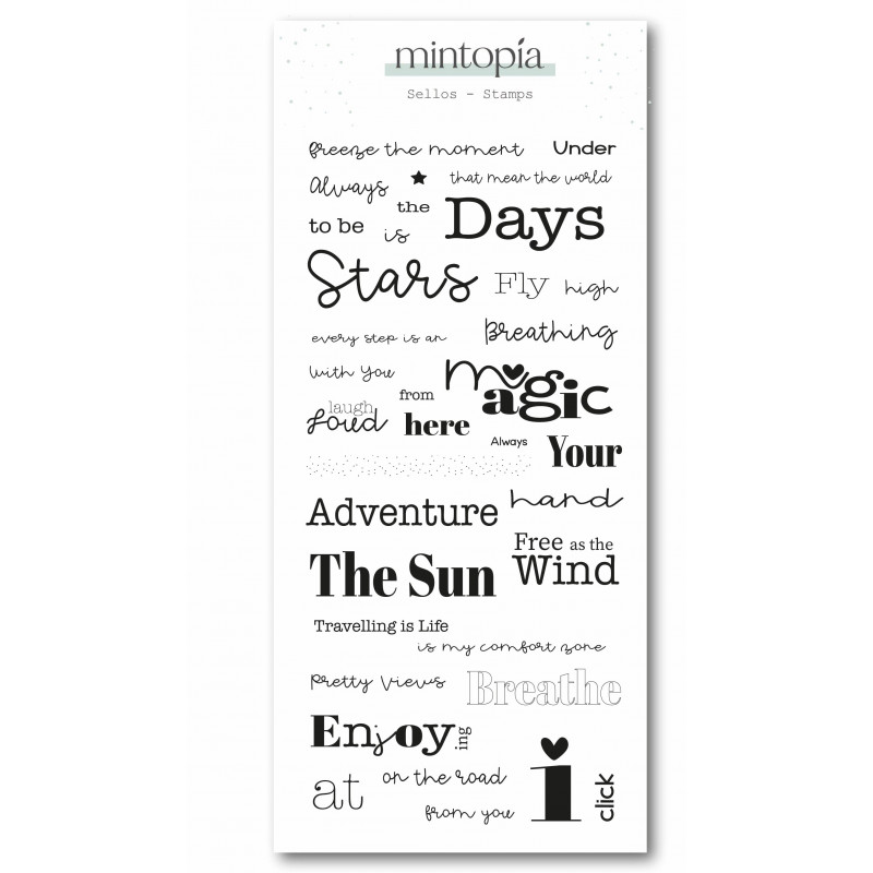 Sello frases Inglés Viviendo Outdoors
