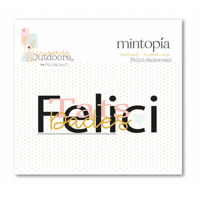 Troquel Felici-dades-tats Viviendo Outdoors