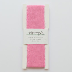 Cinta de algodón Mintopía 4 cm x 3 m Bubblegum