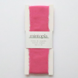 Cinta de algodón Mintopía 4 cm x 3 m Fuchsia