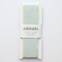 Cinta de algodón Mintopía 4 cm x 3 m Pastel Blue