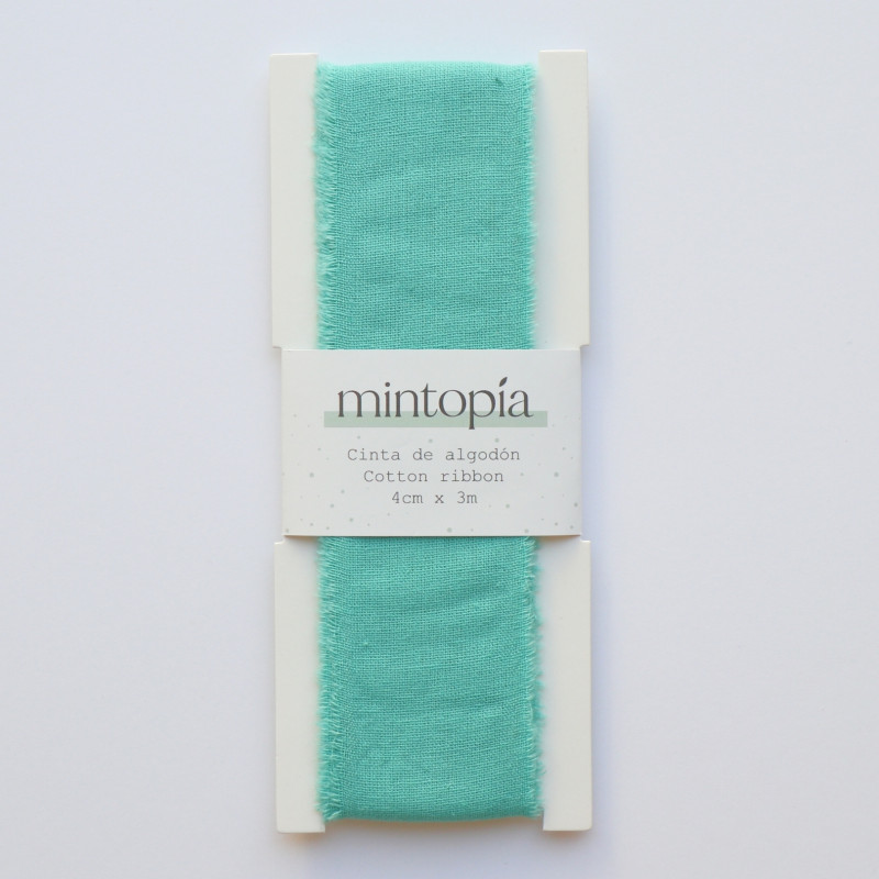 Cinta de algodón Mintopía 4 cm x 3 m Caribe
