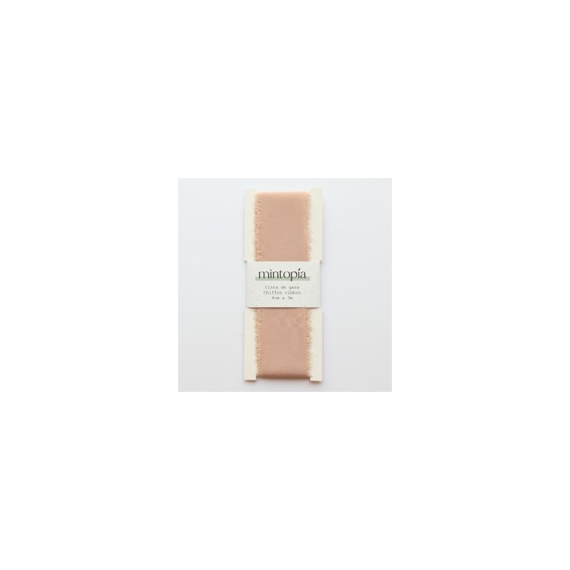 Cinta de gasa Mintopía 4 cm x 3 m Cream