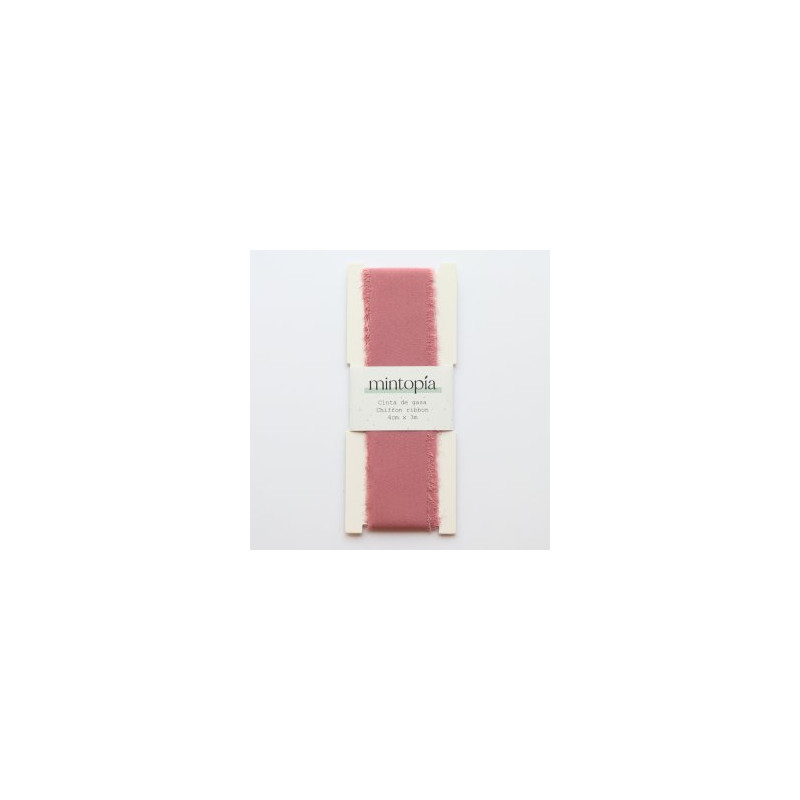 Cinta de gasa Mintopía 4 cm x 3 m Blush