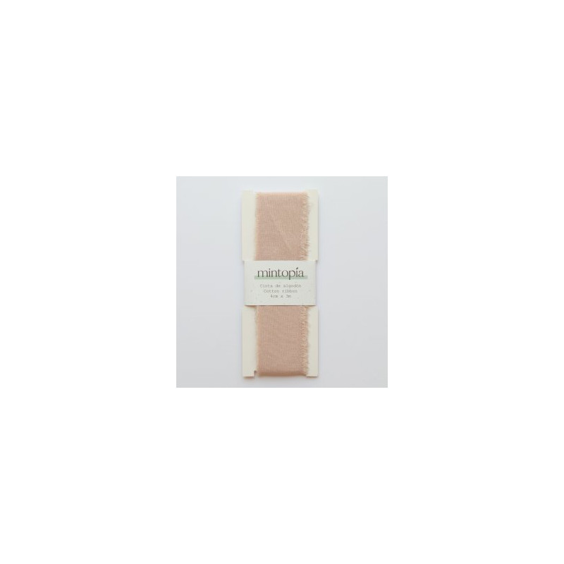 Cinta de algodón Mintopía 4 cm x 3 m Beige