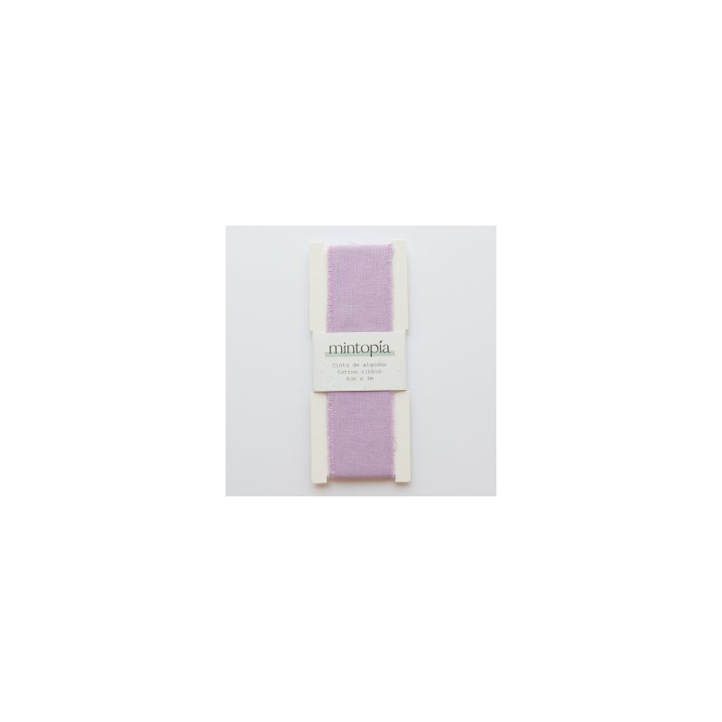 Cinta de algodón Mintopía 4 cm x 3 m Lilac