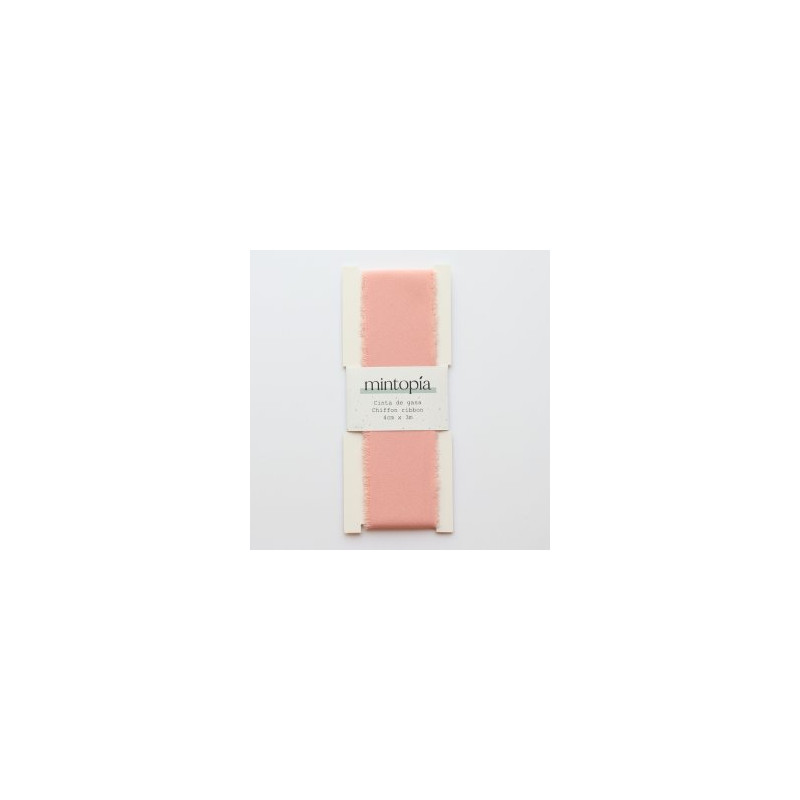 Cinta de gasa Mintopía 4 cm x 3 m Baby Pink