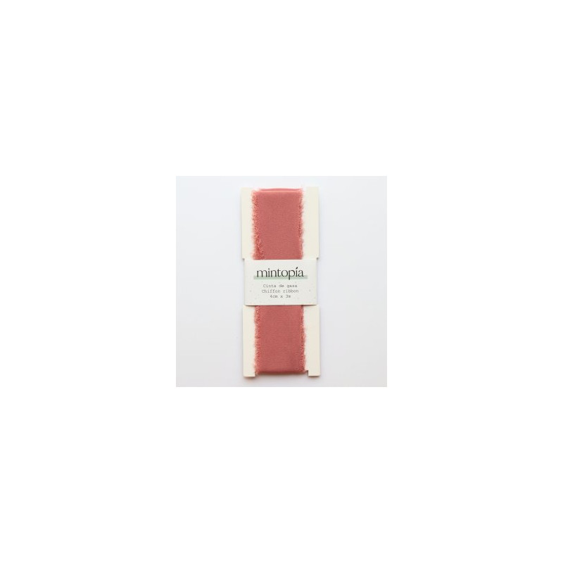 Cinta de gasa Mintopía 4 cm x 3 m Powder Pink