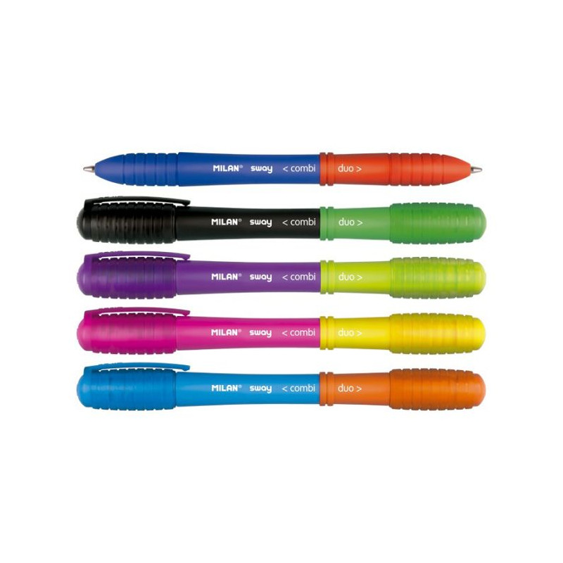 Bolígrafo Sway Combi Duo Azul claro - Naranja