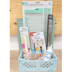 CESTA HERRAMIENTAS BÁSICAS SCRAPBOOKING