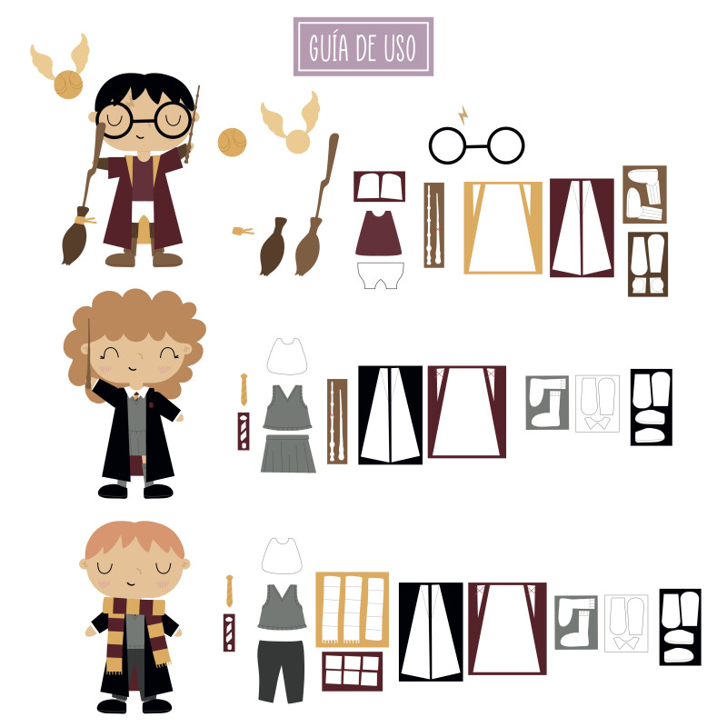 TROQUEL ROPA MAGIA NOA - COL. INFINITA - SCRAPBOOKING