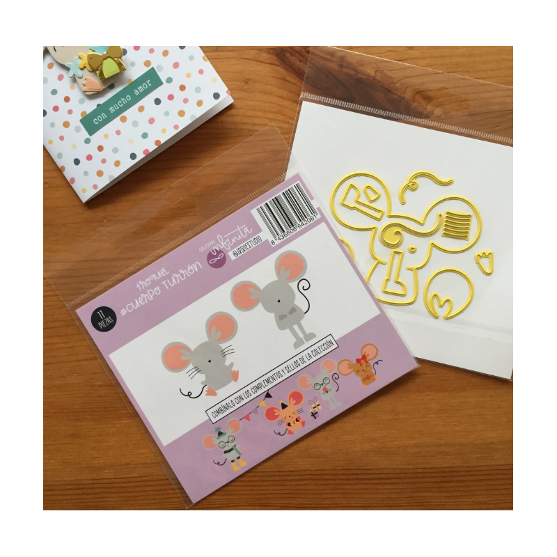TROQUEL CUERPO TURRÓN - COL. INFINITA - SCRAPBOOKING