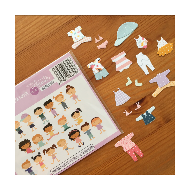 TROQUEL ROPA BÁSICA NOA - COL. INFINITA - SCRAPBOOKING