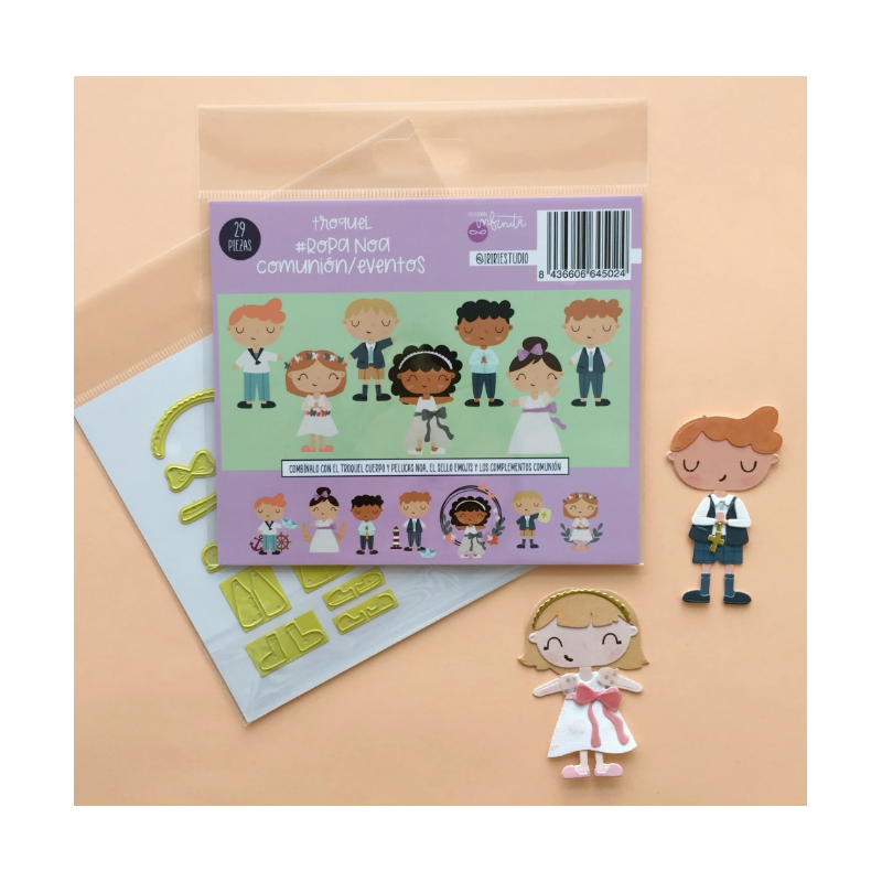 TROQUEL ROPA NOA COMUNIÓN/EVENTOS - BBC Y EVENTOS - COL. INFINITA - SCRAPBOOKING