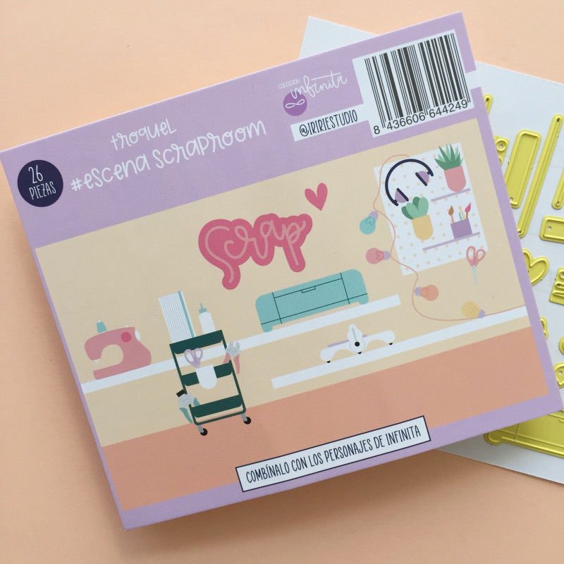 TROQUEL ESCENA SCRAPROOM - COL. INFINITA - SCRAPBOOKING