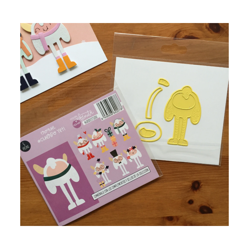 TROQUEL CUERPO YETI - COL. INFINITA - SCRAPBOOKING