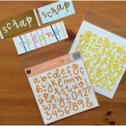 TROQUEL ALFABETO LETTERING...