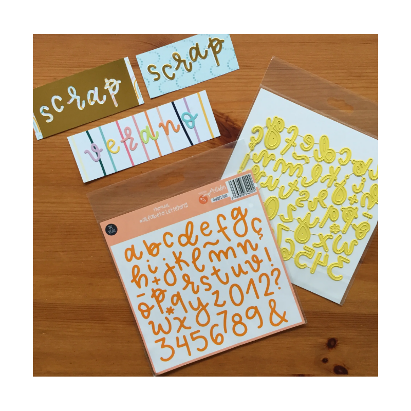 TROQUEL ALFABETO LETTERING MINÚSCULAS - IMPERDIBLES - SCRAPBOOKING