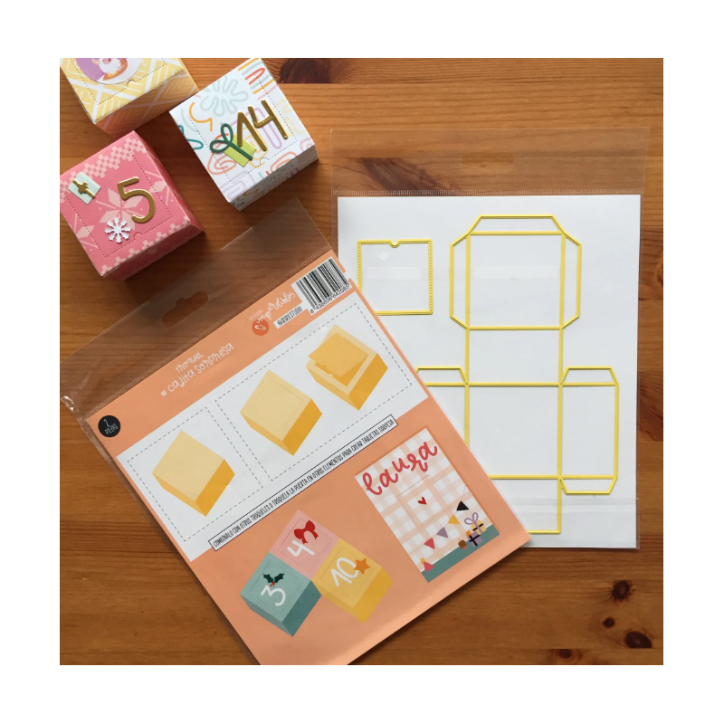 TROQUEL CAJITA SORPRESA - YETI - IMPERDIBLES - SCRAPBOOKING